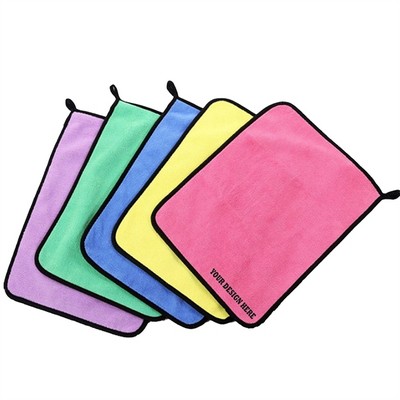 Coral Fleece Microfiber Car Washing Towel