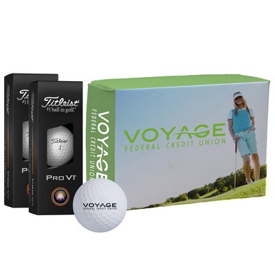 Titleist Pro V1 Golf Ball in Custom Half Dozen Box