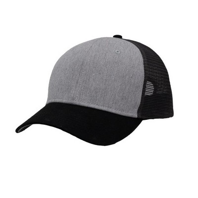 Sportsmanª Chino Twill Mesh Back Trucker Cap (Embroidered)
