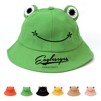 Cotton Frog Bucket Hat
