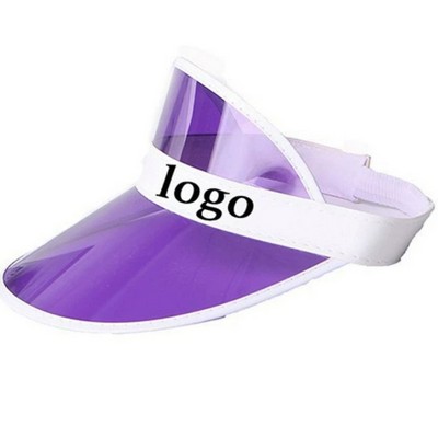 Transparent Custom Logo Sun Protection Hat