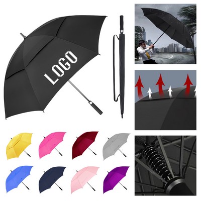 34" Large Double-Layer Automatic Golf Umbrella