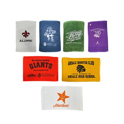 11" x 18" Hemmed Cotton Rally Towel 1.3 lb./Dzn