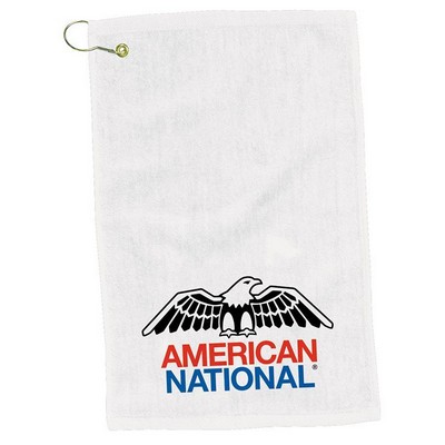 Turkish Hemmed Golf Towel (12"x17")
