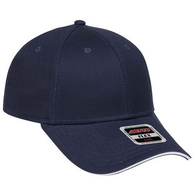 Custom Embroidered Flex Cap With Sandwich Visor
