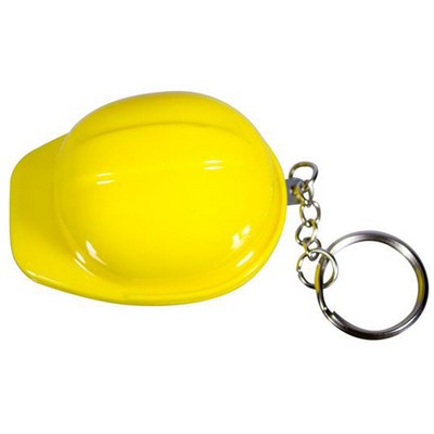 Construction Hat Bottle Opener Keychain
