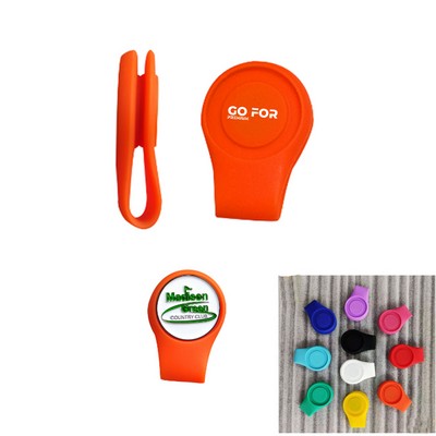 Silicone Golf Ball Marker Hat Clip