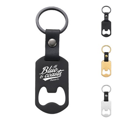 Aluminum Bottle Opener Keychain