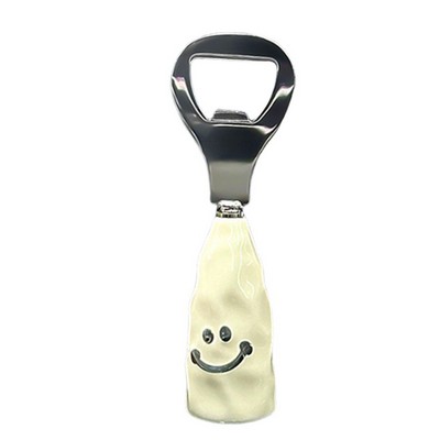 Cute Smile Face Stainless Steel Beer Bottle Opener