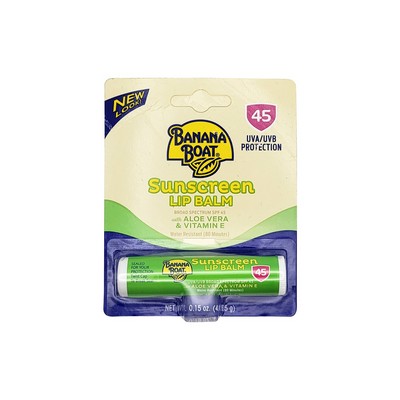 Banana Boat Aloe Vera Lip Balm w/Vitamin E (SPF-45)