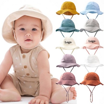 Baby Breathable Sun Protection Bucket Hat