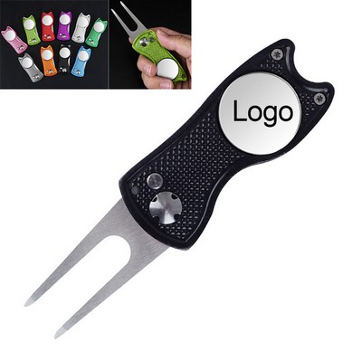 Foldable Golf Divot Tool