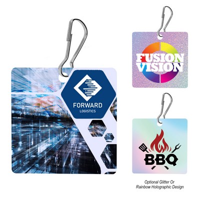 Acrylic Zipper Pull - Square