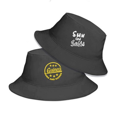 Double-Sided Embroidered Reversible Bucket Hat