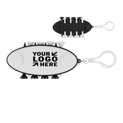 Oval Golf Tee Carrier