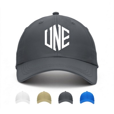 6-Pannel Unstructured Quick-Dry Baseball Cap