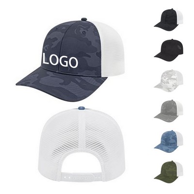 Camo Mesh Trucker Cap