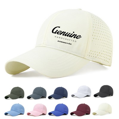 Sporty Quick Dry Perforated Cap