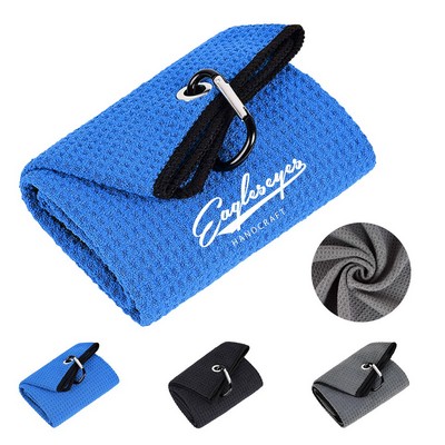 Tri-fold Golf Towel