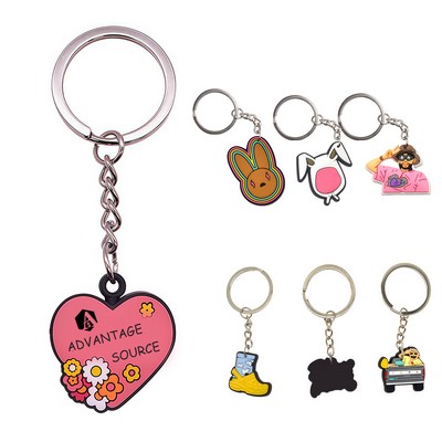 Custom Cartoon PVC Soft Rubber Keychain