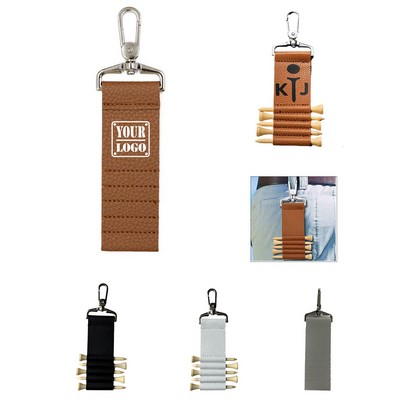 Golf Tee Holder With 5Pcs Tee