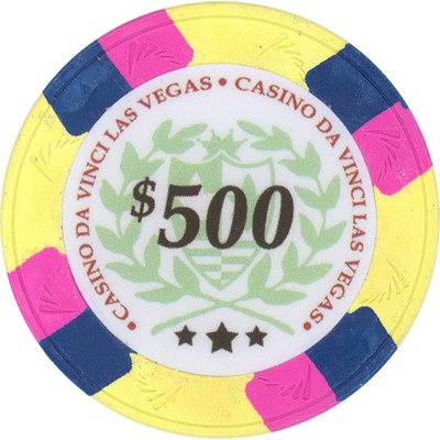 Yellow Casino Davinci 10 Gram Clay Poker Chips