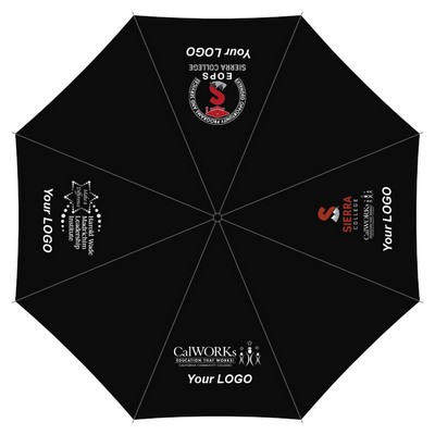 Golf 30" breathable double-layer automatic umbrella with long handle and oversized reinforced th