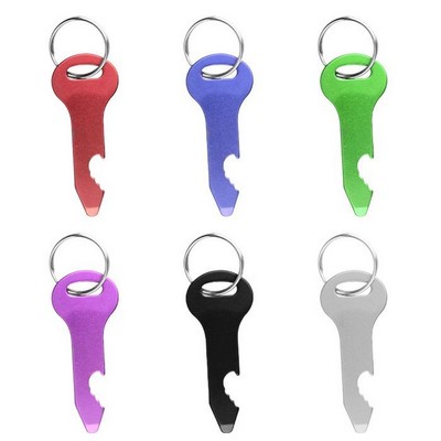 Color Key Style Bottle Opener Keychain