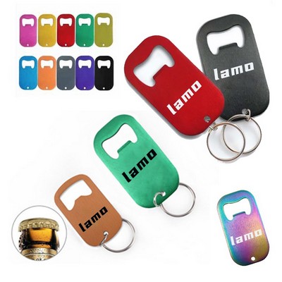 Stainless Steel Bottle Opener Keychain