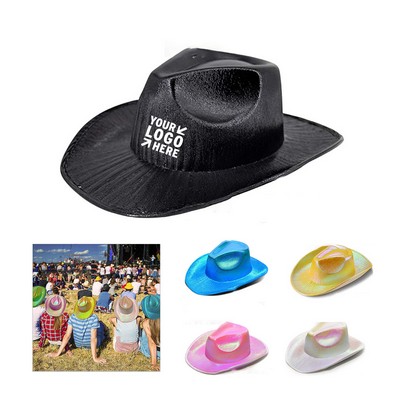 Full Color Foldable Cowboy Hat