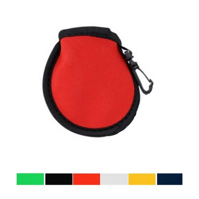 Portable Golf Ball Cleaner Pouch Golf Cleaning Accessory