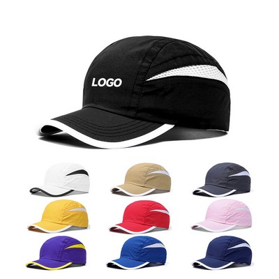 Aerodynamic Ventilated Mesh Snap-Dry Cap