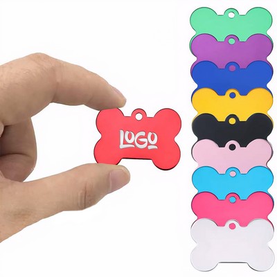 Stainless Steel Bone Shaped Pet Tag