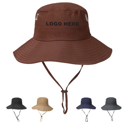 Wide Brim Outdoor UV Protection Bucket Hat