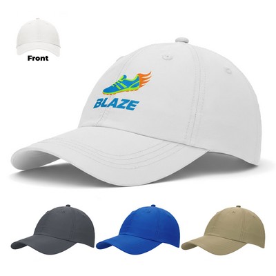Unstructured Quick-Dry Nylon Baseball Cap