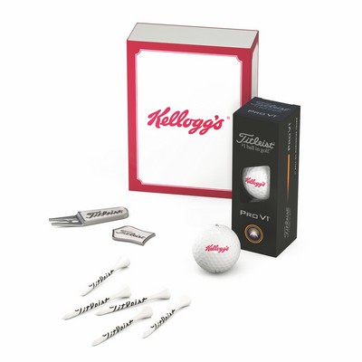 Titleist Pro V1 Packedge Three Ball Tournament Golf Kit