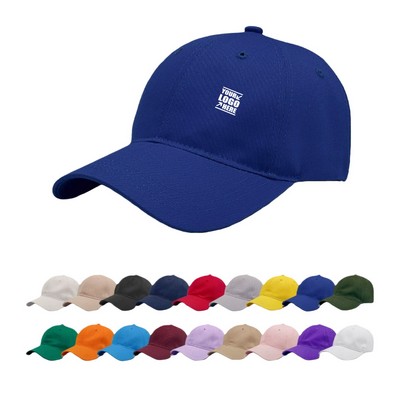 6-Panel Structured Adjustable Metal Closure Baseball Cap