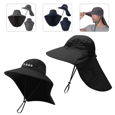 Outdoor Hat with Protective Neck Flap