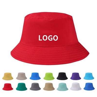 Cotton Bucket Hat for Summer Sun Beach Fishing