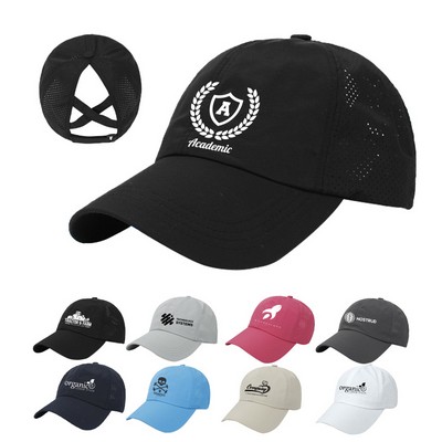 Criss Cross Ponytail Baseball Cap