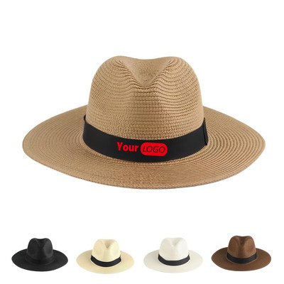Classic Unisex Panama Fedora Straw Hat