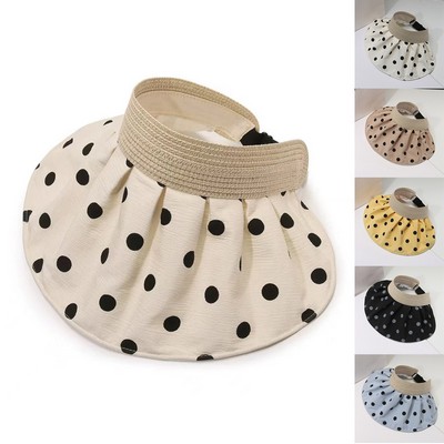 Womens Foldable UPF50+ Sun Hat with Adjustable Brim