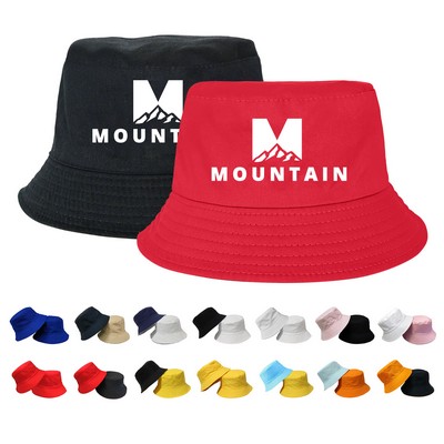 Reversible Cotton Bucket Hat
