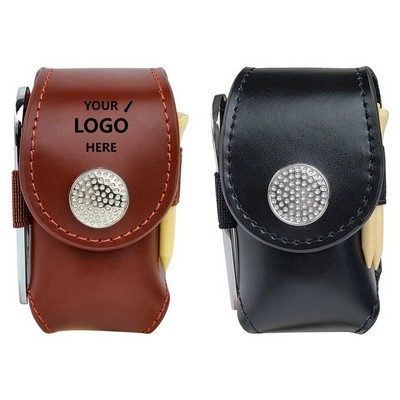 Vintage Leather Golf Ball Pouch Golf Bag
