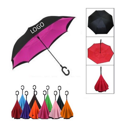 Inverted C-Grip Umbrella