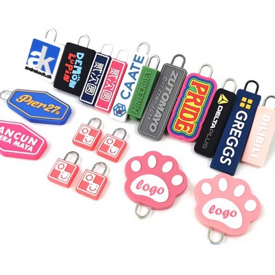 Custom PVC Or Rubber Zipper Puller Head