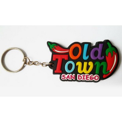 2.75" Custom 3D PVC Keychain