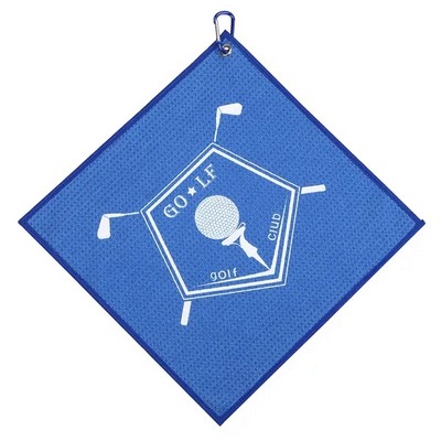 Microfiber Waffle Golf Towel