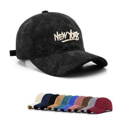 Corduroy Baseball Cap