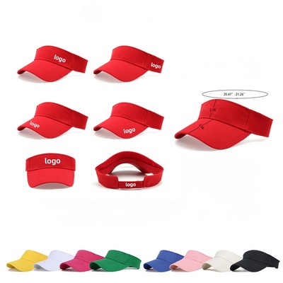 Kids Sport Empty Top Visor Hat